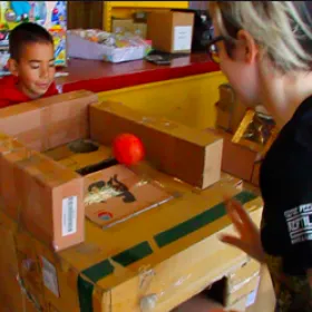 cardboard arcade